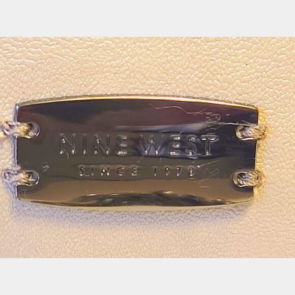 Nine West Sequin Gold and Leather Shoulder Bag - Picture 6 of 6